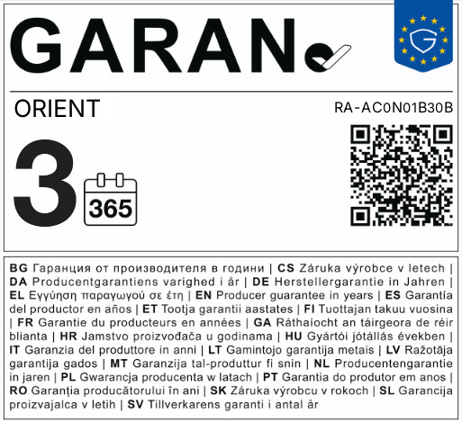 Orient Sports M-Force Automatic RA-AC0N01B30B
