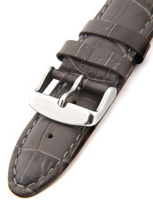 Correa de piel gris unisex HYP-01-GREY
