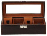 Estuche de reloj Friedrich Lederwaren Bond 20086-3