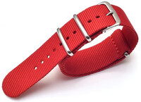 correa de nailon Ricardo Kronplatz, rojo, NATO