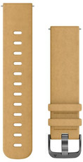 Correa de cuero Garmin 20mm (para Venu, Venu Sq, Venu Sq 2, Venu 2 plus y otros), beige, Quick Release, 010-12691-04