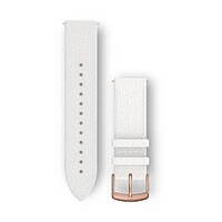 Correa de piel Garmin 20mm (pro Venu, Venu Sq, Venu 2 plus aj.), blanco V1, Quick Release