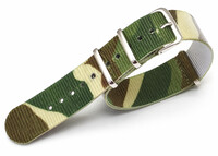 correa de nailon Ricardo Kronplatz, camuflado, NATO