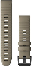 Correa de silicona Garmin 22mm (para Garmin Fenix 8/7/6 (47mm), Epix 2 y otros), beige, QuickFit, 010-12863-02