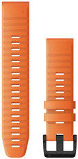 Correa de silicona Garmin 22mm (para Garmin Fenix 8/7/6 (47mm), Epix 2 y otros), naranja, QuickFit, 010-12863-01