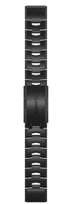 Brazalete de titanio Garmin 22mm (para Garmin Fenix 8/7/6 (47mm), Epix 2 y otros), negro, QuickFit, 010-12863-09