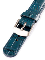 Correa de piel azul unisex W-080-F