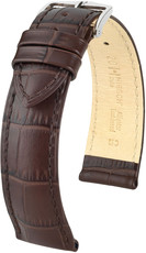 Correa de piel marrón Hirsch Duke L 01028010-2 (Teletina)
