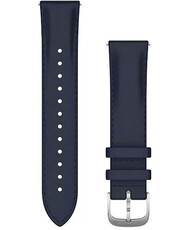 Correa de cuero Garmin 20mm (para Venu, Venu Sq, Venu 2 plus etc.), azul, Quick Release, 010-12924-20