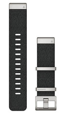 Correa de nailon Garmin 22mm (para Garmin Fenix 8/7/6 (47mm), Epix 2 etc.), negro V2, QuickFit, 010-12738-21