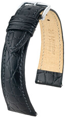 Correa de piel negra Hirsch Aristocrat L 03828050-2 (Teletina)