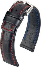 Correa de cuero negra Hirsch Grand Duke L 02528050-2 (Teletina)
