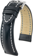 Correa de piel negra Hirsch Heavy Calf L 01475050-2 (Teletina)