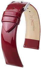 Correa de piel burdeos Hirsch Diva M 01536160-2 (Teletina)