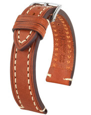 Correa de piel marrón Hirsch Liberty L 10900270-2 (Teletina)