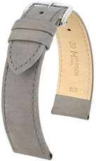 Correa de piel gris Hirsch Osiris L 03433030-2 (Teletina)