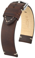 Correa de cuero marrón oscuro Hirsch Ranger L 05402010-2 (Teletina)