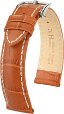 Correa de piel marrón claro Hirsch Modena L 10302875-2 (Teletina)