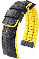 Correa negra Hirsch Ayrton L 0917292050-5 (Teletina / caucho natural)