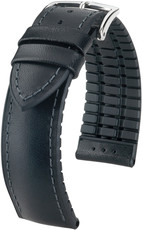 Correa negra Hirsch James M 0925002150-2 (Teletina / caucho natural)