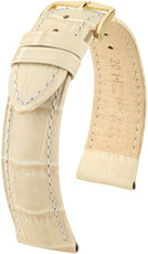 Correa de piel beige Hirsch Duke M 01028190-1 (Teletina)