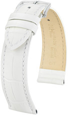 Correa de piel blanca Hirsch Duke L 01028001-2 (Teletina)