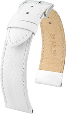 Correa de piel blanca Hirsch Kansas L 01502000-2 (Teletina)