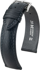 Correa de piel negra Hirsch Camelgrain XL 01009250-2 (Teletina)