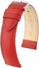 Correa de piel roja Hirsch Kent L 01002020-2 (Teletina)