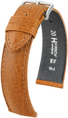 Correa de piel marrón Hirsch Camelgrain XL 01009210-2 (Teletina)