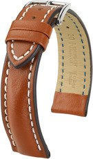 Correa de piel marrón Hirsch Heavy Calf L 01475070-2 (Teletina)