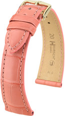 Correa de piel rosa Hirsch London M 04307125-1 (Piel de aligátor) Hirsch selection