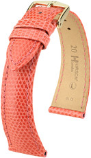 Correa de piel naranja claro Hirsch London L 04366022-1 (Piel de lagarto) Hirsch selection