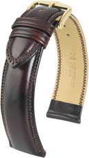 Correa de piel marrón oscuro Hirsch Ascot L 01575010-1 (Teletina)