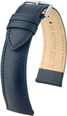 Correa de piel azul oscuro Hirsch Kent L 01002080-2 (Teletina)