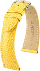 Correa de piel amarilla Hirsch London L 04366072-1 (Piel de lagarto) Hirsch selection