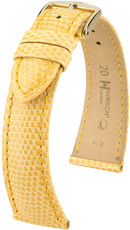 Correa de piel amarilla Hirsch London L 04366073-1 (Piel de lagarto) Hirsch Selection