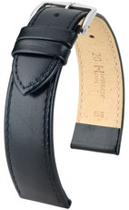 Correa de piel negra Hirsch Osiris XL 03475250-2 (Teletina)