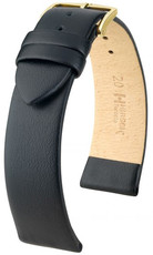 Correa de piel negra Hirsch Toronto M 03702150OE-1 (Teletina) Open End