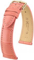Correa de piel rosa Hirsch London M 04207125-1 (Piel de aligátor) Hirsch Selection