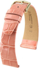 Correa de piel naranja claro Hirsch Prestige L 02207023-1 (Piel de aligátor) Hirsch Selection