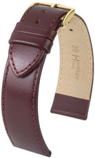 Correa de piel burdeos Hirsch Osiris L 03475060-1 (Teletina)