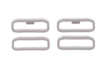 trabilla de silicona Garmin (para QuickFit 22, Instinct, Instinct 2, etc.), grey, 4 uds