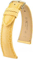 Correa de piel amarilla Hirsch London L 04266073-1 (Piel de lagarto) Hirsch Selection