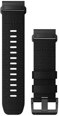 Correa Garmin QuickFit 26 mm, de nailon, negra, hebilla negra (Fenix 7X/6X/5X, Tactix, etc.)