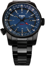 Traser P68 Pathfinder GMT Blue con brazalete metálico