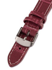 Correa unisex de piel morada para reloj W-140-F