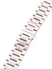 Pulsera de acero plateada LUX-04