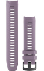 Correa Garmin Instinct, silicona, morada, hebilla negra