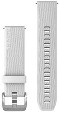 correa de silicona Garmin 20mm (para Venu Sq, Venu 2 plus etc.), blanco, Quick Release, 010-13114-01